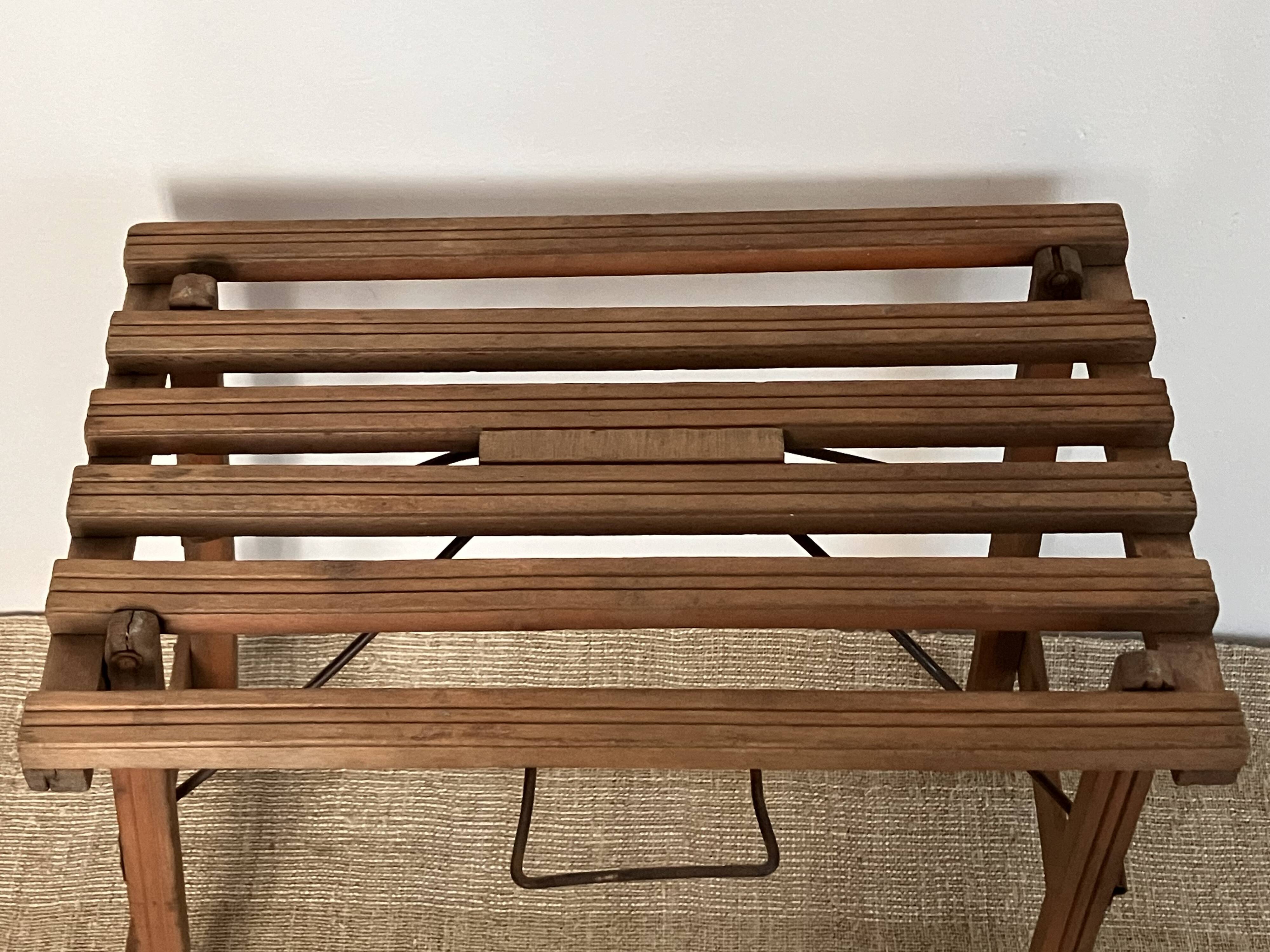 Folding stool for fisherman or painter