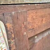 19th Century Restoration Period Flamed Mahogany Sideboard with Crosses