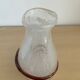 Vintage miniature vase in bubbled glass paste