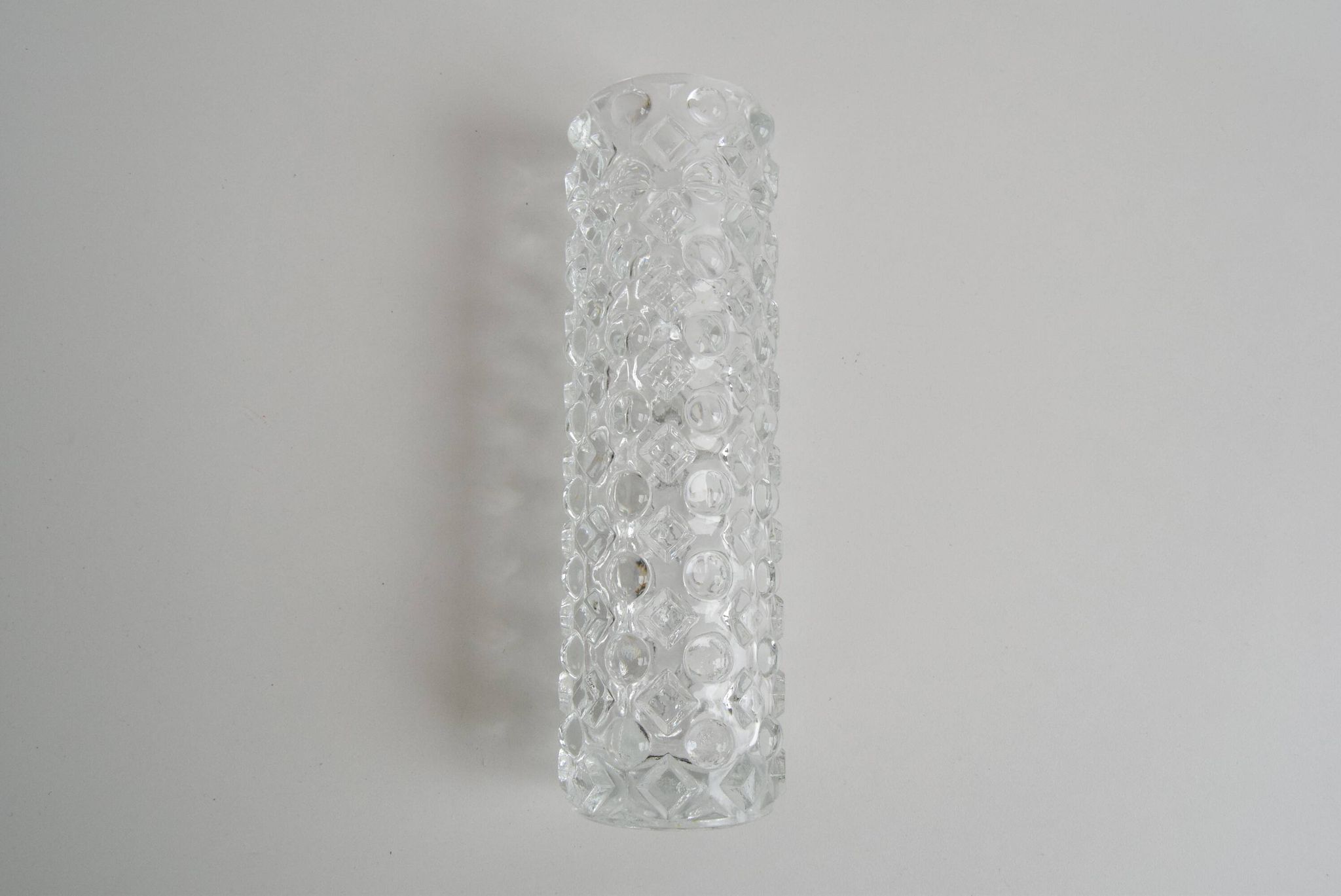 Vintage Glass Vase by Pavel Pánek for Sklo Union Libochovice, 1970's.