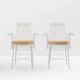 Mathieu Matégot paire de chaises Cap d’Ail 1950s