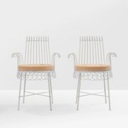 Mathieu Matégot pair of Cap d'Ail chairs 1950s