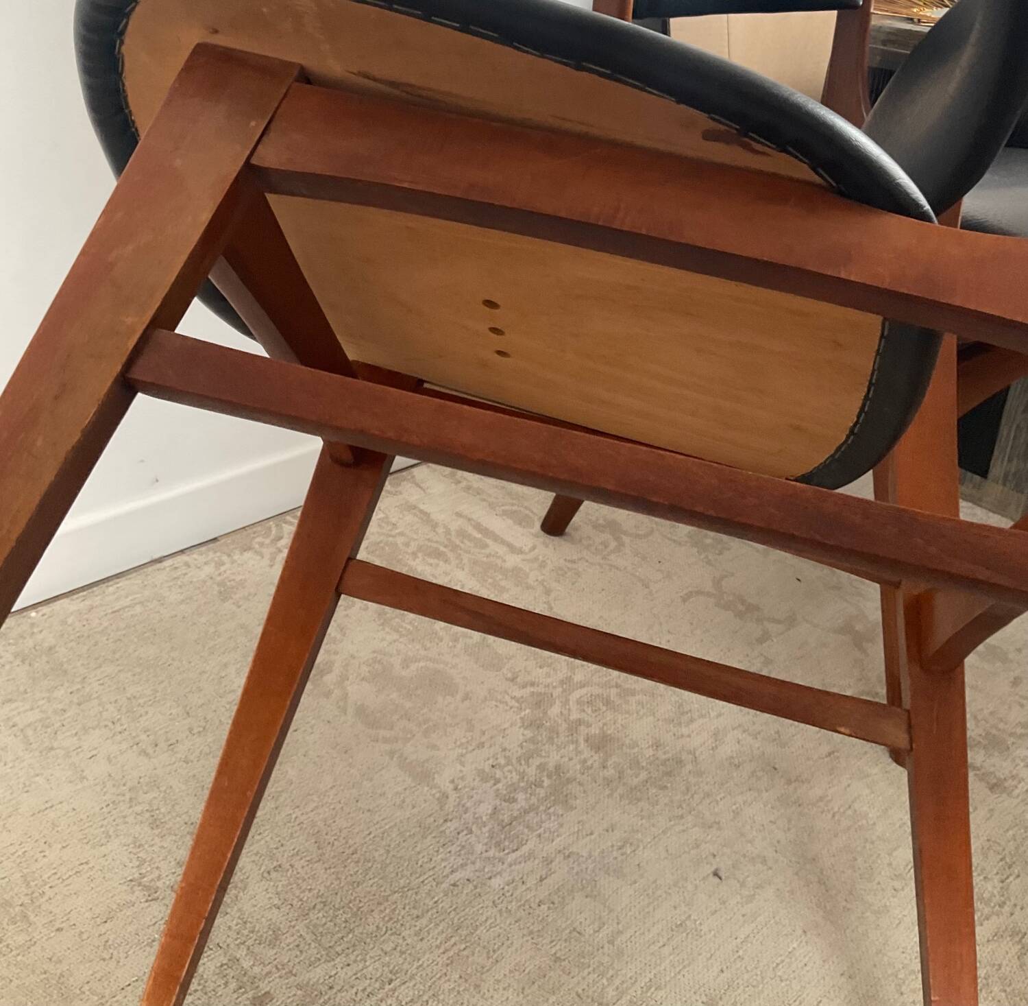 Chaise scandinave, années 60-70