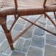 Vintage rattan armchair
