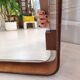 Miroir vintage de forme carrée  65x65 cm