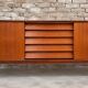 Large Scandinavian teak sideboard – 1960s