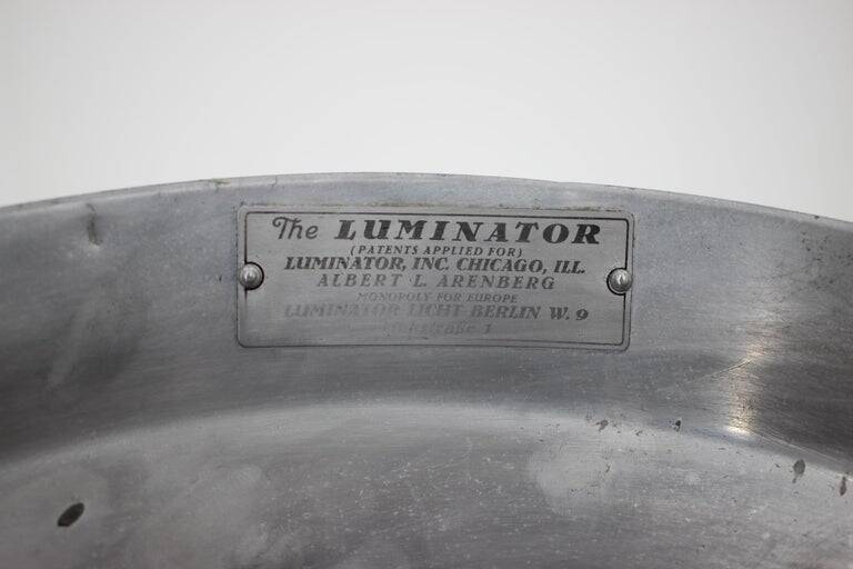 Bauhaus Lamp Luminator, Art Deco, Designed by Albert Arenberg, 1930s