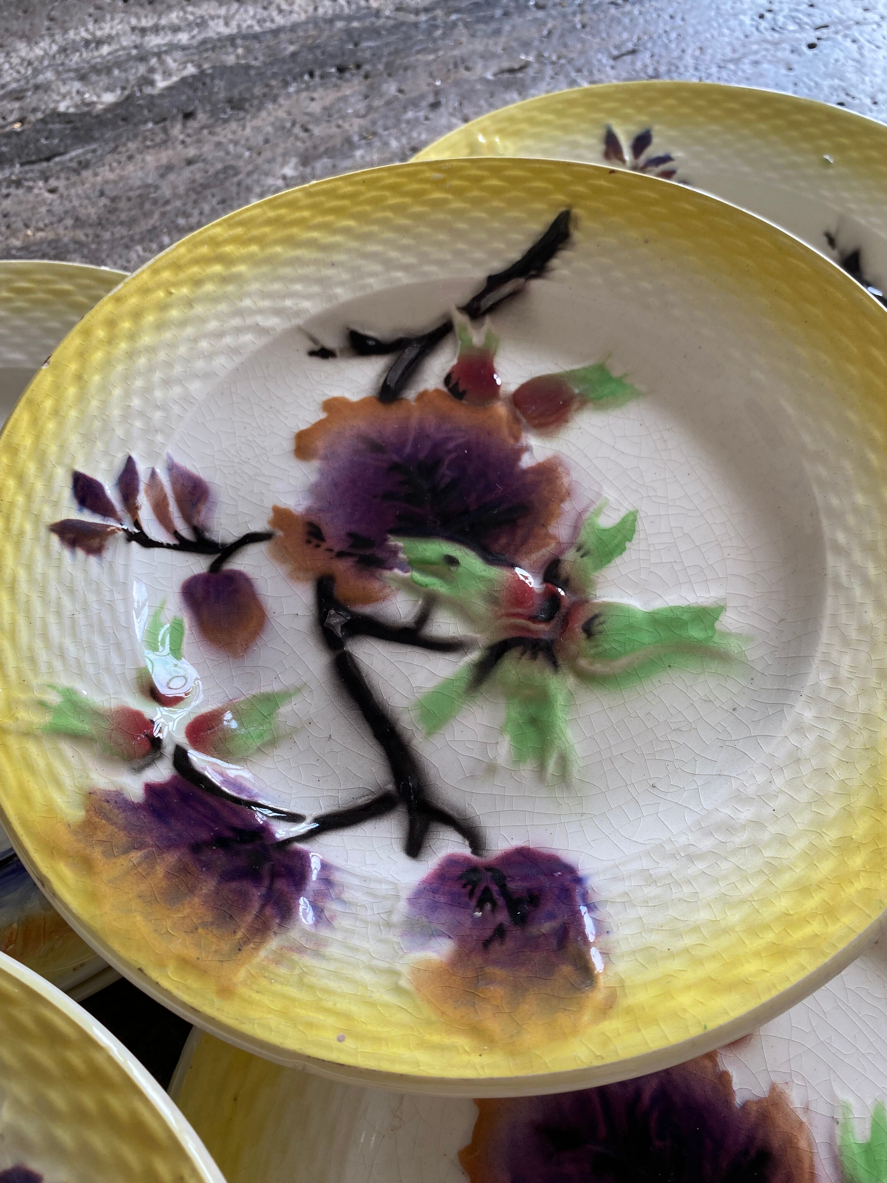 Slurry dessert plates