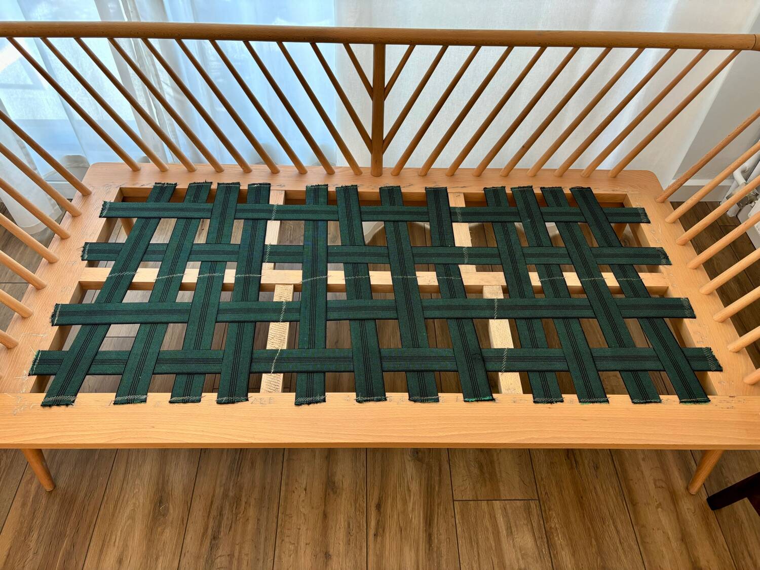 Garden furniture, vintage interior sofa bench
