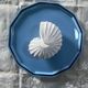 Art Deco Longwy plate in antique earthenware