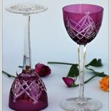 Series of 5 glasses wine from the Rhine Roemer Baccarat Crystal model S1132