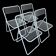 Chaises par Niels Gammelgaard pour Ikea, 1970s, Set de 4