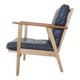 Danish mid-century teak & oak armchair, 1950s