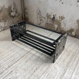 Coffee table year 80 Italian marble and glass