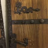 Of entry door Vietnamese Chinese wooden massif beginning of the 20 th