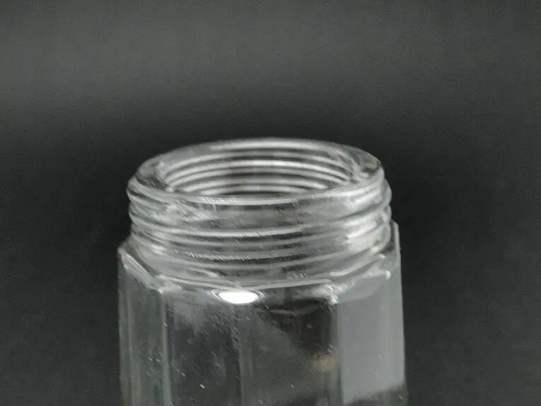 Powdered sugar bowl, glass, chrome-plated brass, Sweden, 1970s.