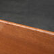 Solid teak bench, Netherlands, 1950s