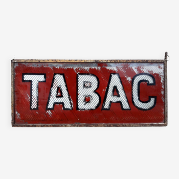 Enseigne "Tabac" double face
