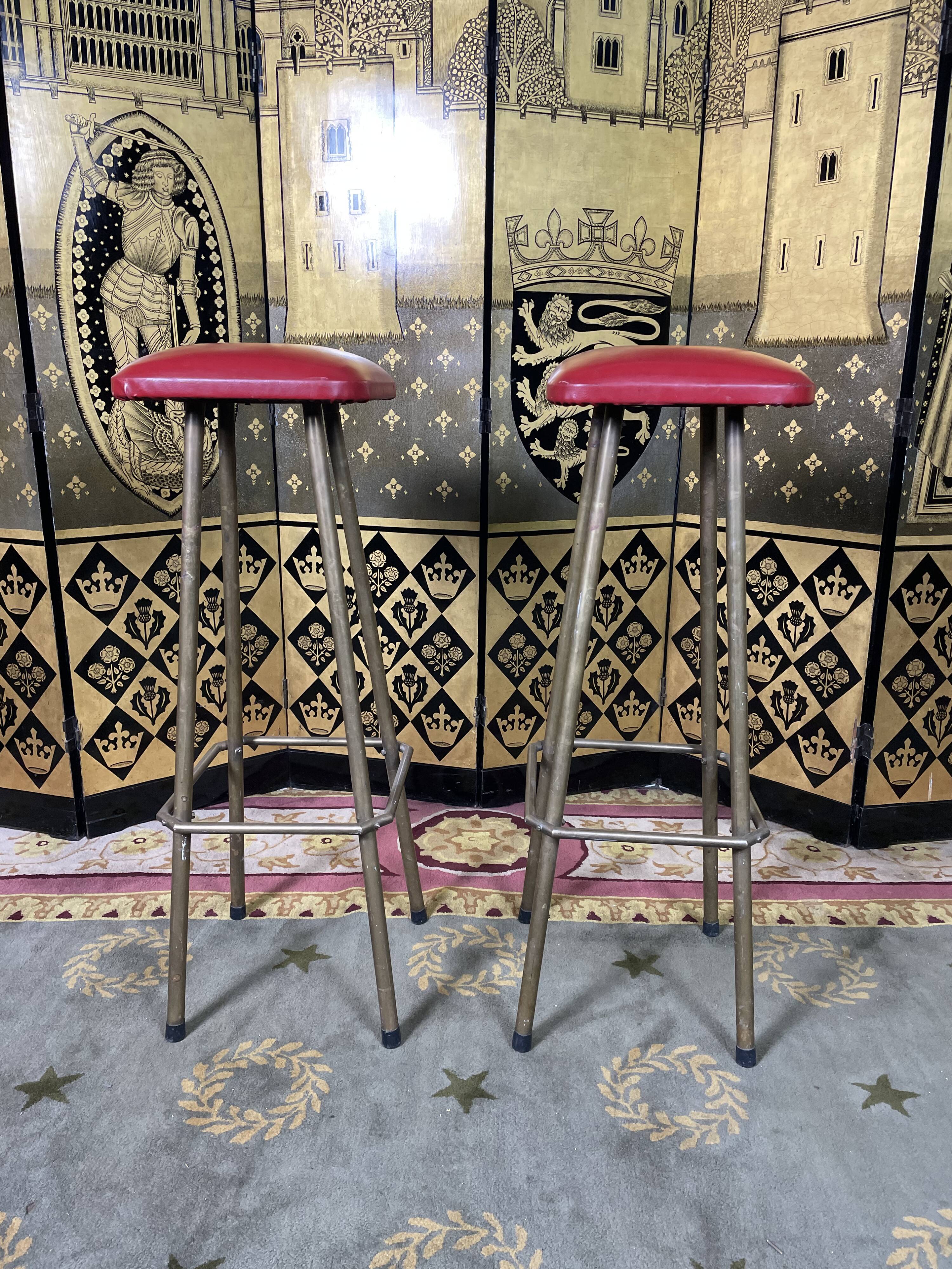 Pair of vintage bar stools 1970