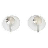 "Vega" wall lights by L. Cesaro for Tre Ci Luce, 1980s, set of 2