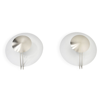 "Vega" wall lights by L. Cesaro for Tre Ci Luce, 1980s, set of 2