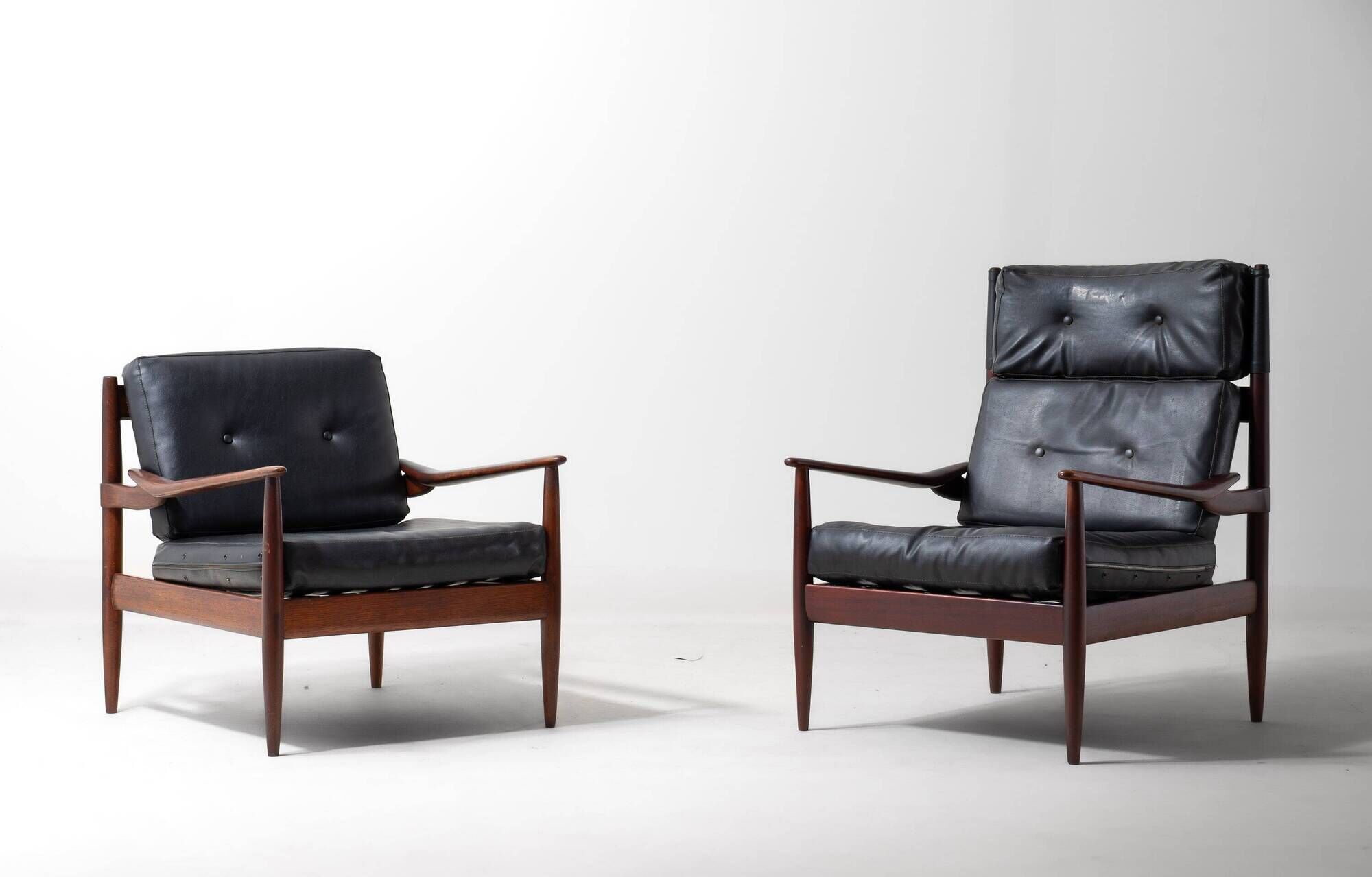 Set of modernist lounge chairs by BEKA, 1960s