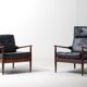 Set of modernist lounge chairs by BEKA, 1960s