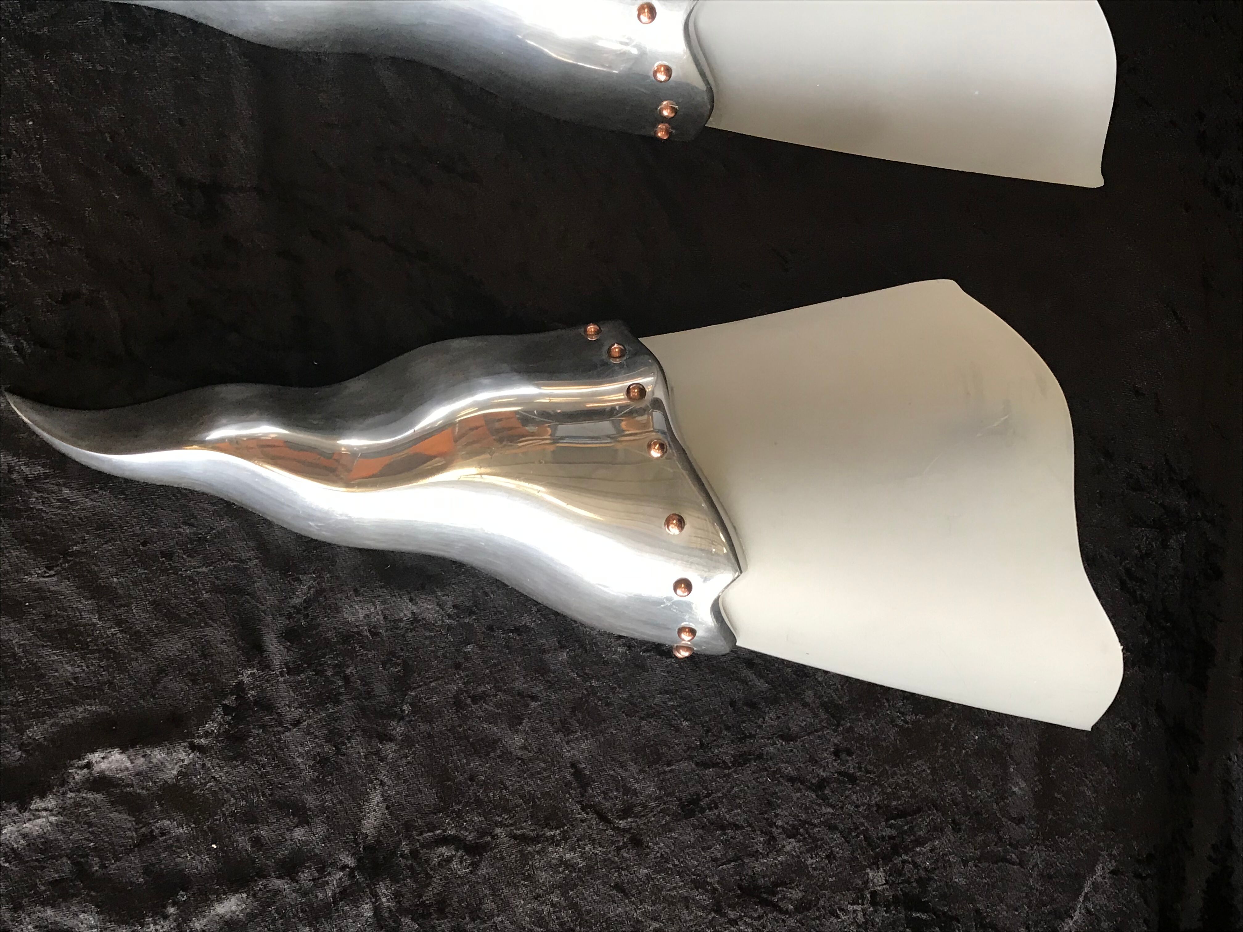 Vintage wall lamps by LG Paris