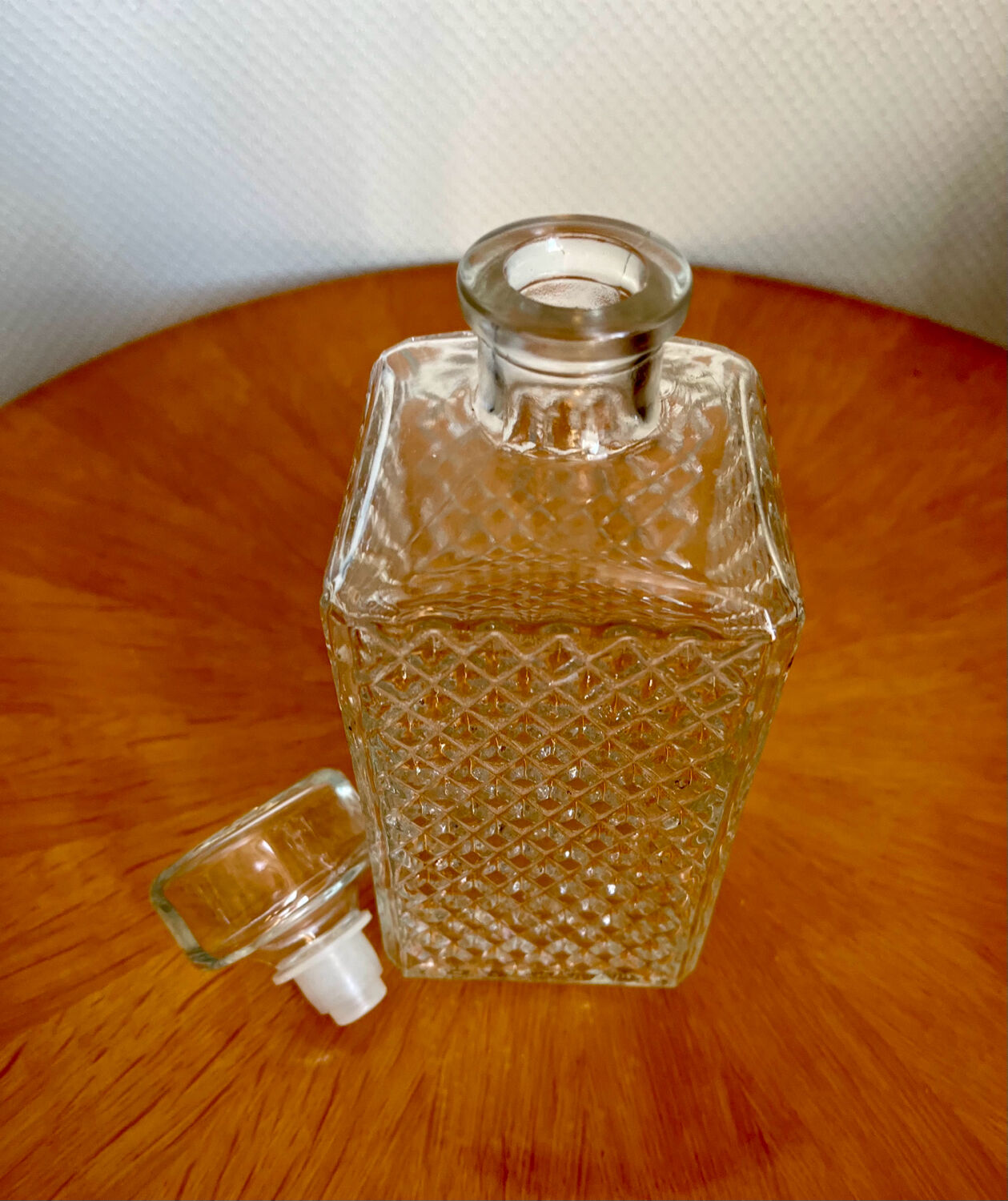 Vintage glass decanter