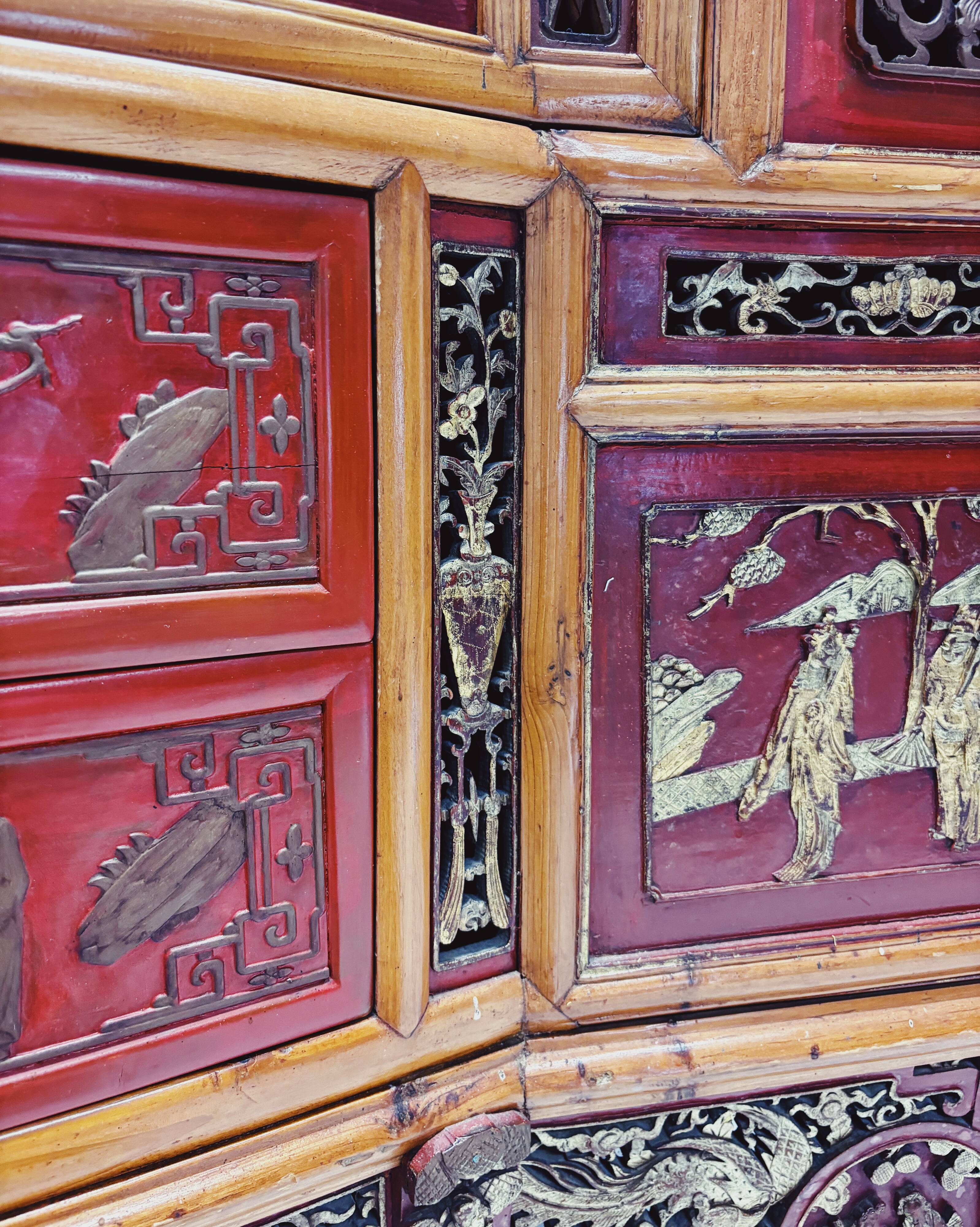 Cabinet de mariage chinois ancien
