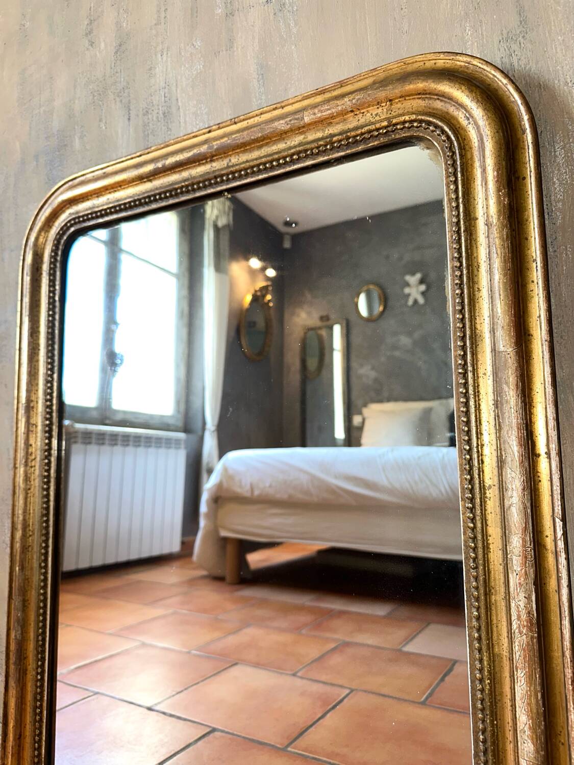 Antique Louis-Philippe mirror, 19th century