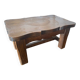 Antique Low Stool Vintage Wood Footrest