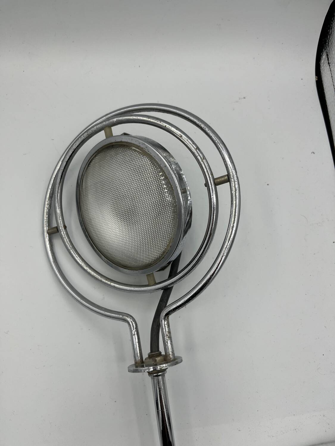 4 adjustable chrome Mole Richardson spotlights