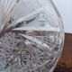 crystal wine decanter from Samabor, Czechoslovakia,