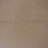 Bureau danois pieds compas