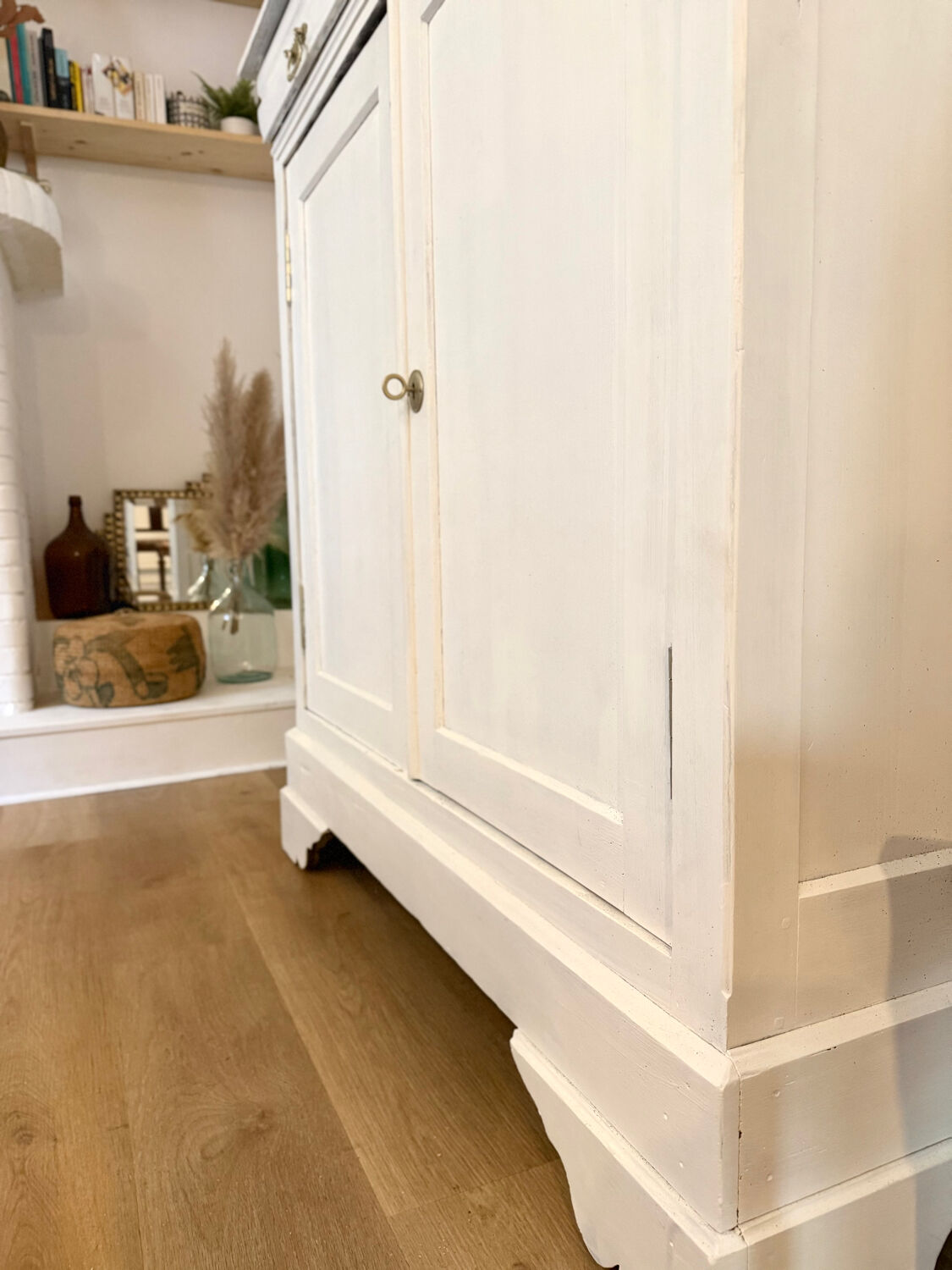 Antique patinated sideboard