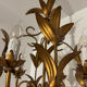Golden palm leaf lustre 1970s