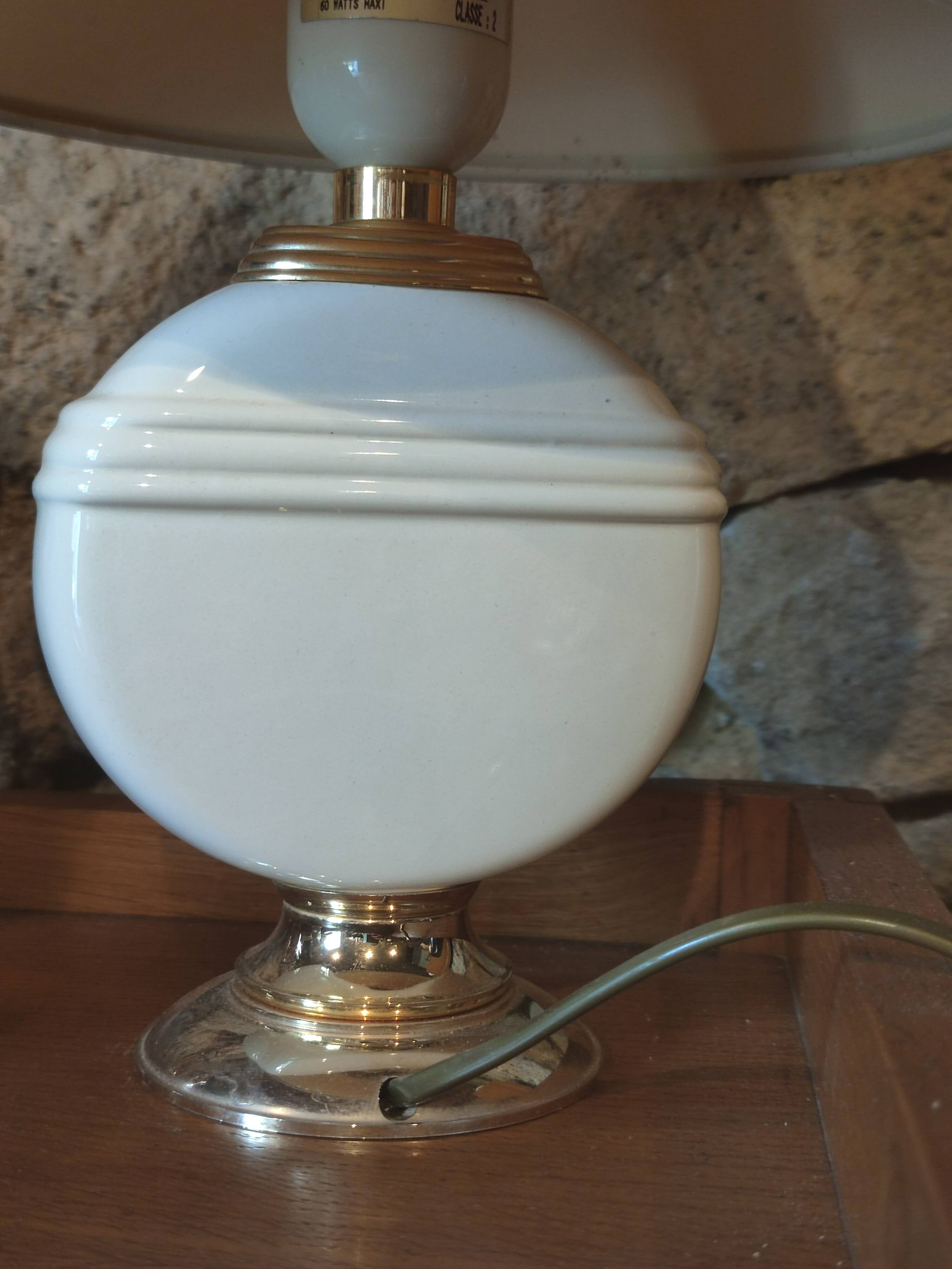 Beige lamp