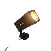 Philips - model NCS 104 - cube wall spotlight - metal - plastic - 1970's