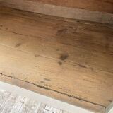 Meuble de métier enfilade patine blanche