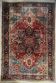 Ancient Heriz Carpet – Cobalt Blue & Indigo – 330 x 218 cm