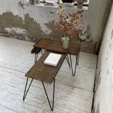 Duo of wicker tables RaouDuo of wicker tables Raoul Guysl Guys