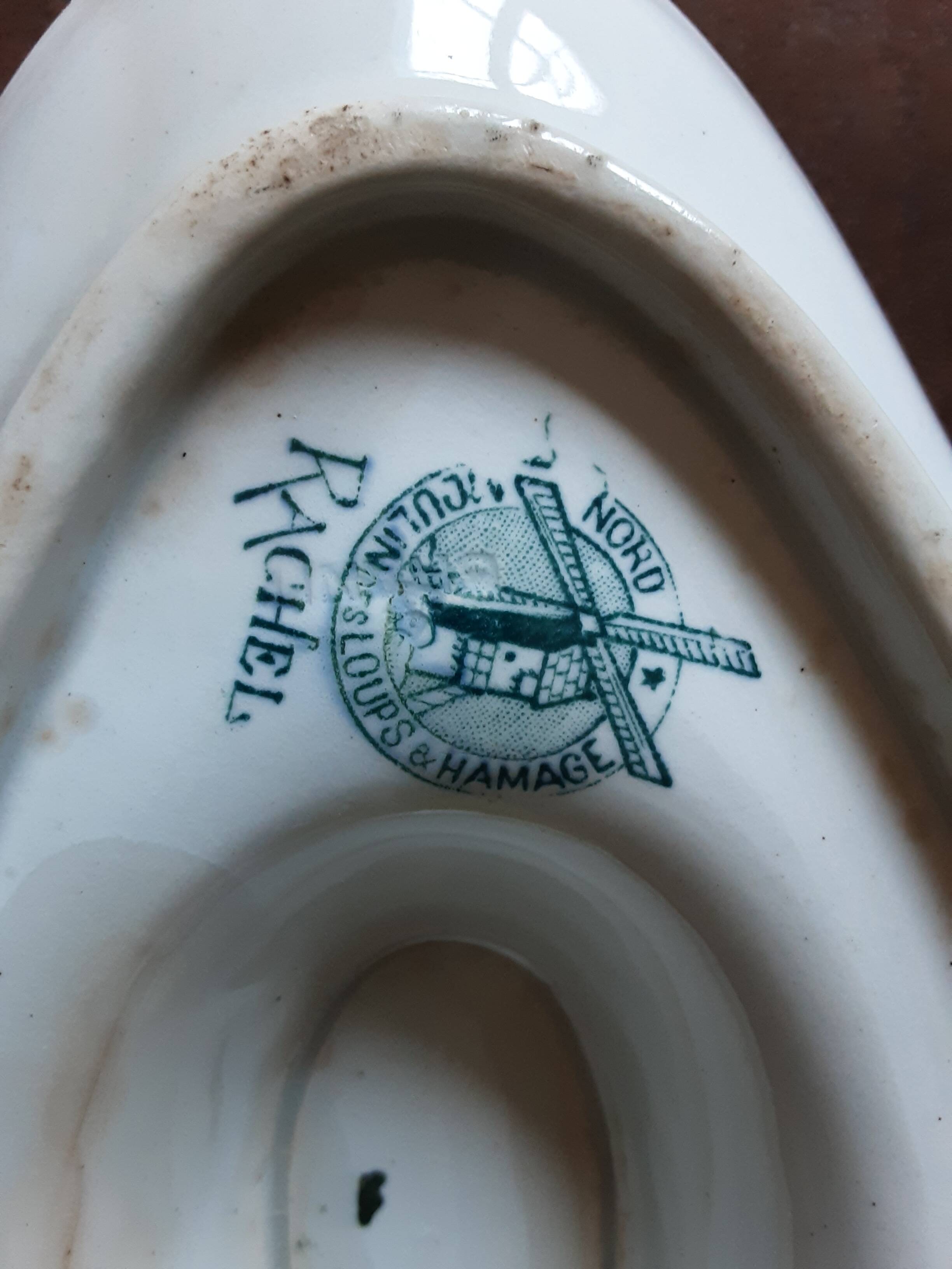 Former Moulin des loups and Hamage Nord gravy boat.