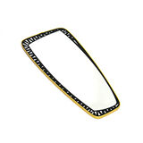 Mirror With Gometric Pattern  60s 70s Mid Century Modern Design  31x69cm