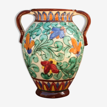 Monaco ceramic handle vase