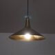 Danish brass and teak pendant lamp 1960