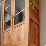 Solid wood display case