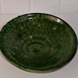 Green ceramic dish from Tamegrout