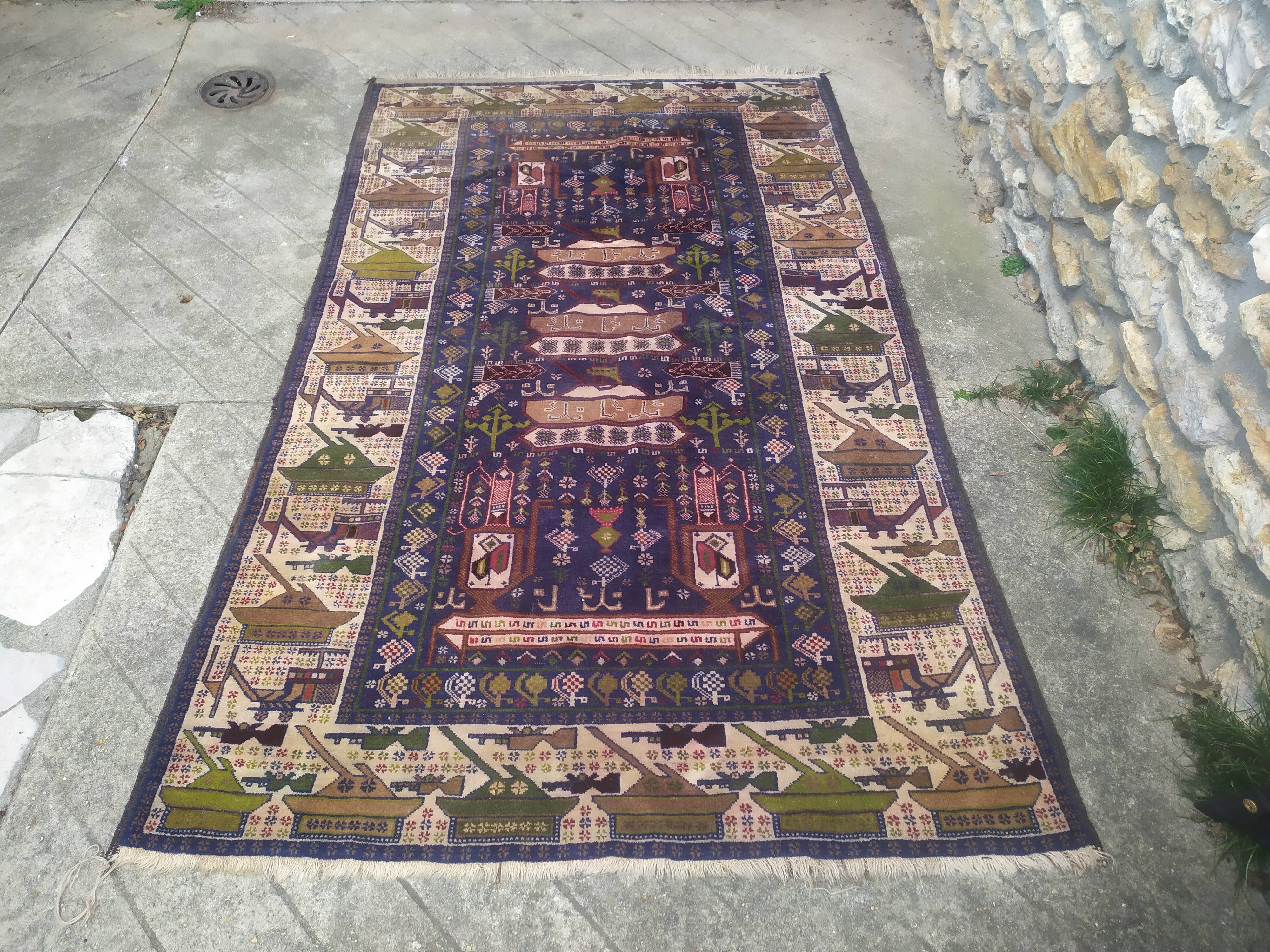 Afghan rug