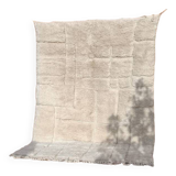 hand-knotted Moroccan apis - Beni ourain rug - all-wool Berber rug
